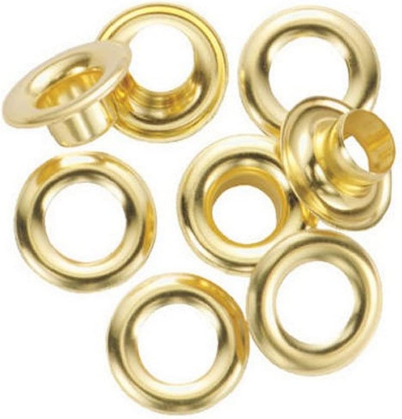 General Tools 1261-2 Rustproof Solid Brass, 3/8-Inch 3/8" Grommet Refill, 24 Sets - Image 1