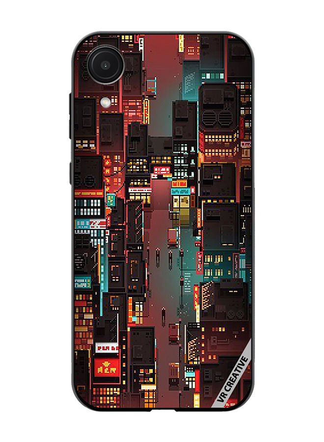 VR CREATIVE Protective Case Cover For Samsung Galaxy A03 Core Street Of Tokyo Design Multicolour - Image 1