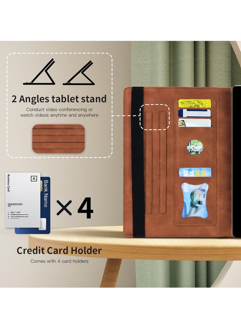 Case Compatible with Galaxy Tab S10 Ultra 14.6 inch (SM-X920/X926) 2024, Tab S10 Ultra Wallet Case, Smart Folio Slim Stand Book Cover with Stylus Holder - Image 3