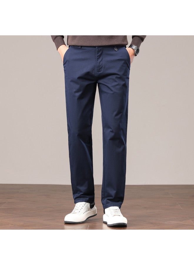 Fapai Men's Casual Pants Spring And Autumn Stretch Trousers Men's Business Straight Leg Slim Fit Men's Pants Men's Trousers - Image 3