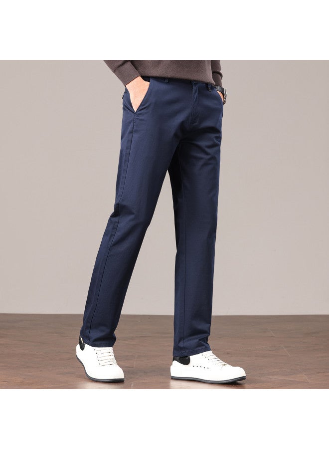 Fapai Men's Casual Pants Spring And Autumn Stretch Trousers Men's Business Straight Leg Slim Fit Men's Pants Men's Trousers - Image 4