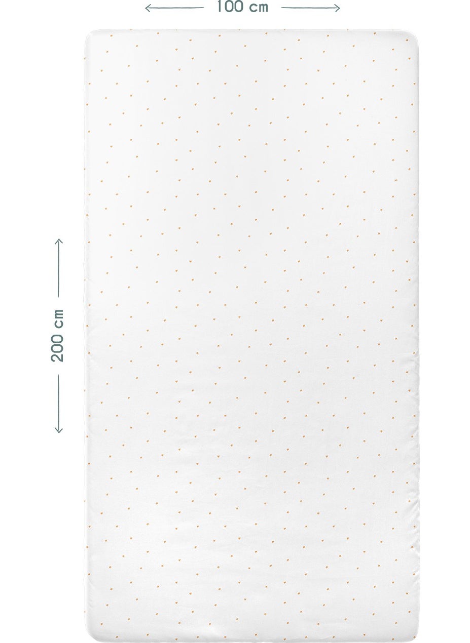 Casadora Baby Stars 100% Cotton Satin Elastic Baby/Child Sheet - 100 x 200 cm  - Image 4