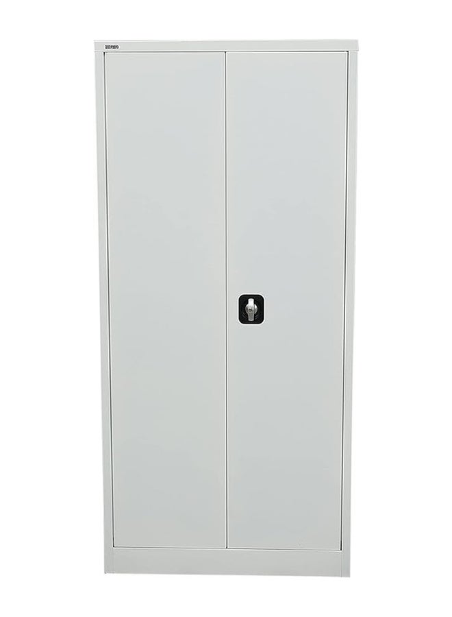 RIGID Steel Office Filing Cupboard with Key Lock, Pre-Assembled Metal Almirah Cabinet with 3 Adjustable Shelves, Storage Closet for Office, School, Home Use – White (39D x 85W x 180H cm) - Image 5
