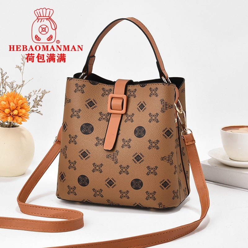Women'S Bag 2023 New Crossbody Shoulder Bag Women'S Portable Bucket Bag Women'S Small Square Bag - Image 2
