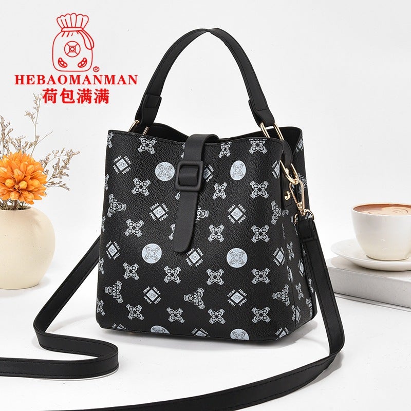 Women'S Bag 2023 New Crossbody Shoulder Bag Women'S Portable Bucket Bag Women'S Small Square Bag - Image 1