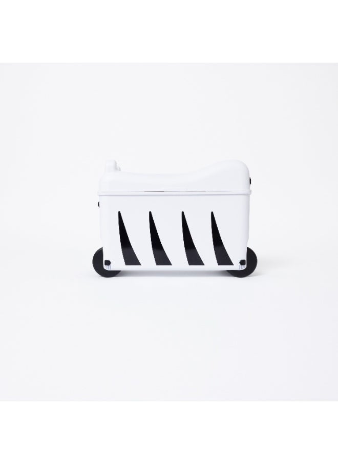 Little Rolla Little Rolla Ride- On Suitcase Zebra  - Image 2