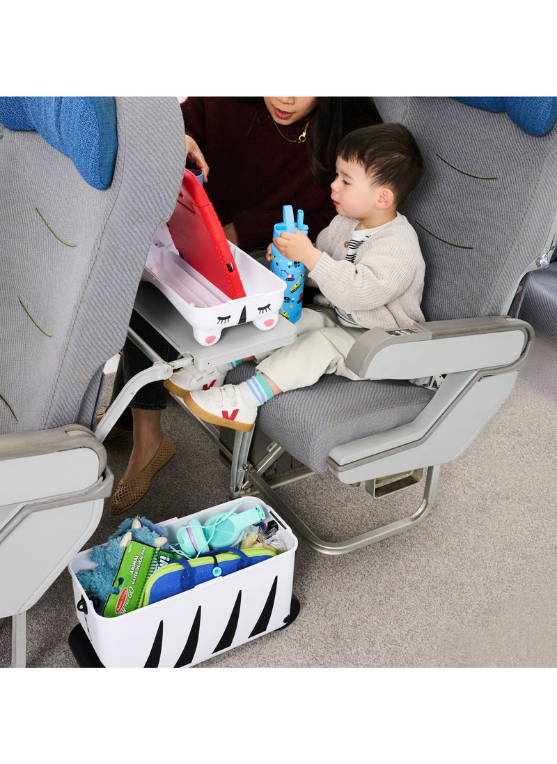 Little Rolla - Little Rolla Ride- On Suitcase Zebra - Image 1