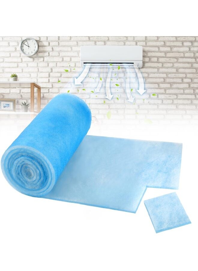 Reusable Air Filter Washable Replacement AC Filter Polyester Conditioning Ventilation System, Compatible with Most Air Conditioning Furnace HVAC Vents (12 Inches x 10 Ft) - Image 1