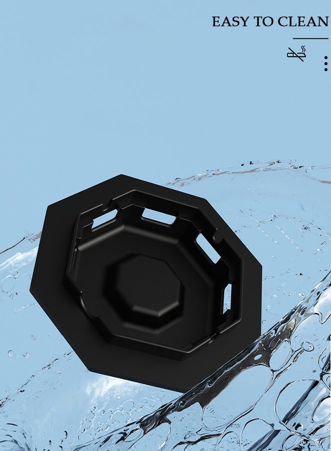 DUNISO منفضة سجائر ذاتية الإطفاء 2 في 1 مع منفضة سجائر إلكترونية متعددة الوظائف لتنقية الهواء مع فلتر للديكور الداخلي والمنزل والمكتب في الهواء الطلق - Image 5