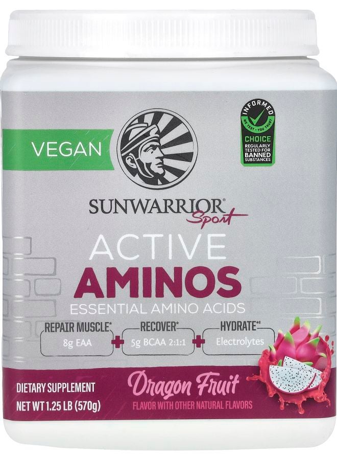 Sunwarrior Sport Active Aminos Dragon Fruit 1.25 lbs (570 g)