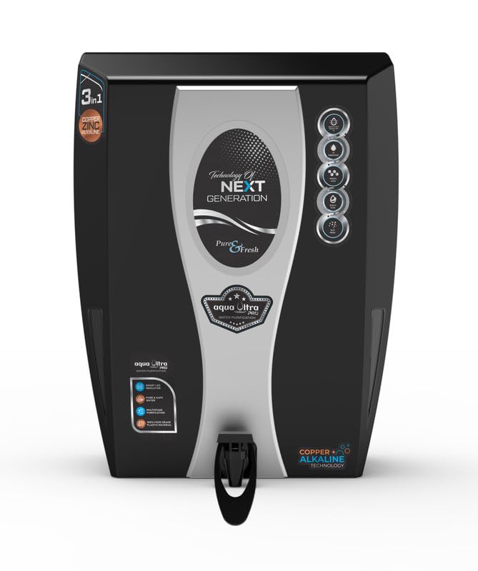 PROB 12 LITER ROUVUFACTIVE COPPERTDS CONTROL WATER PURIFIER WITH INTELLIGENT DISINFECTION UV LED IN FOOD GRADE STORAGE TANK FILTER FOR HOME OFFICE