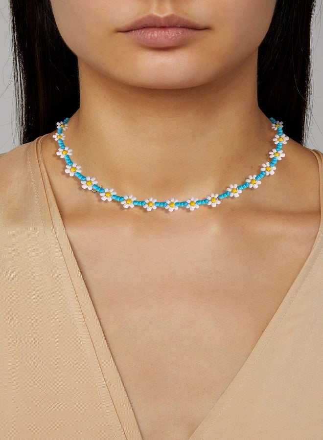 BVGA Beaded Choker Necklaces For Women Colorful Flower Shaped Beads Chocker Boho Necklaces Beach Necklace For Women Jewelry Gifts - Image 4