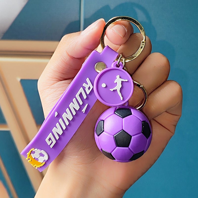 Sale With Creative Cup Football Key Chain Pendant Pvc Soft Rubber Car Key Chain Fans Small Gifts - Image 5