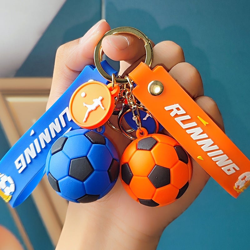 Sale With Creative Cup Football Key Chain Pendant Pvc Soft Rubber Car Key Chain Fans Small Gifts - Image 3
