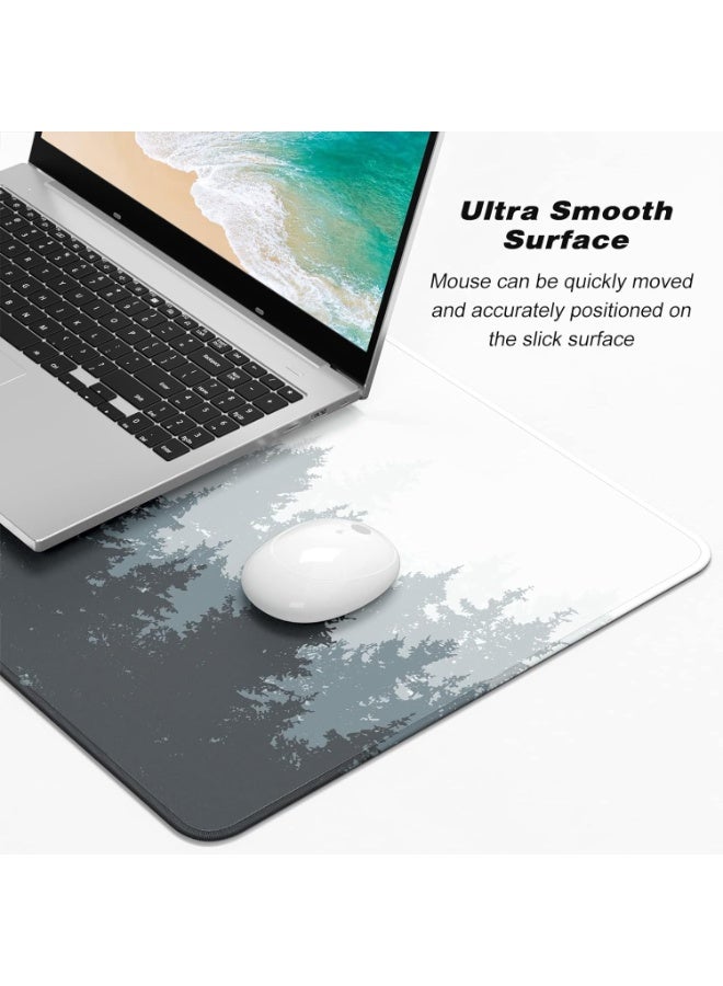 Gaming Mouse Pad XXL, 900 x 400MM Extended Large Mousepad,Big Computer Keyboard Desk Pad, Waterproof Mouse Mat with Stitched Edges and Non-Slip Base for Office Home Gaming (Froest) - Image 5