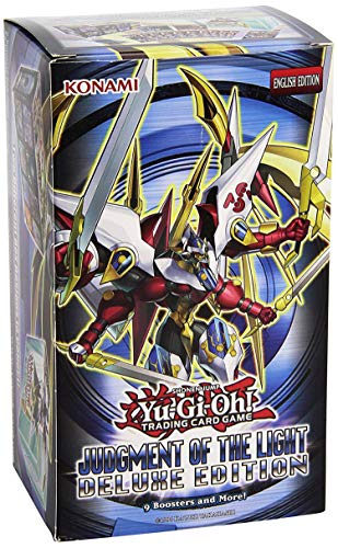 Konami YuGiOh Trading Cards Judgement of Light Deluxe Edition Box  9 Booster Packs  Genuine Cards Multicolor - Image 1