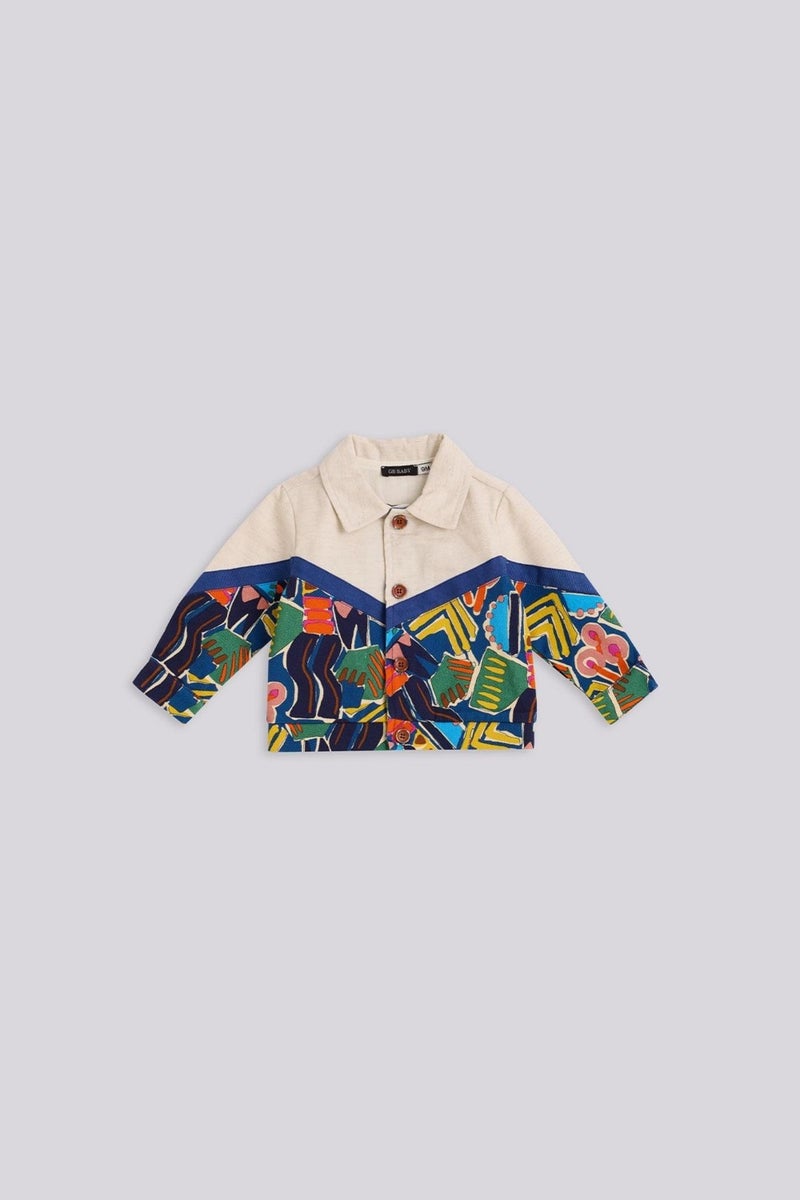 GB Baby Bg Store Baby Boy Patterned Jacket  - Image 1