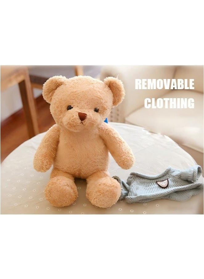 لعبة دب تيدي المحشوة 30 سم، لعبة حيوان محشو، هدية للأطفال الأولاد والبنات (بني) - Image 3
