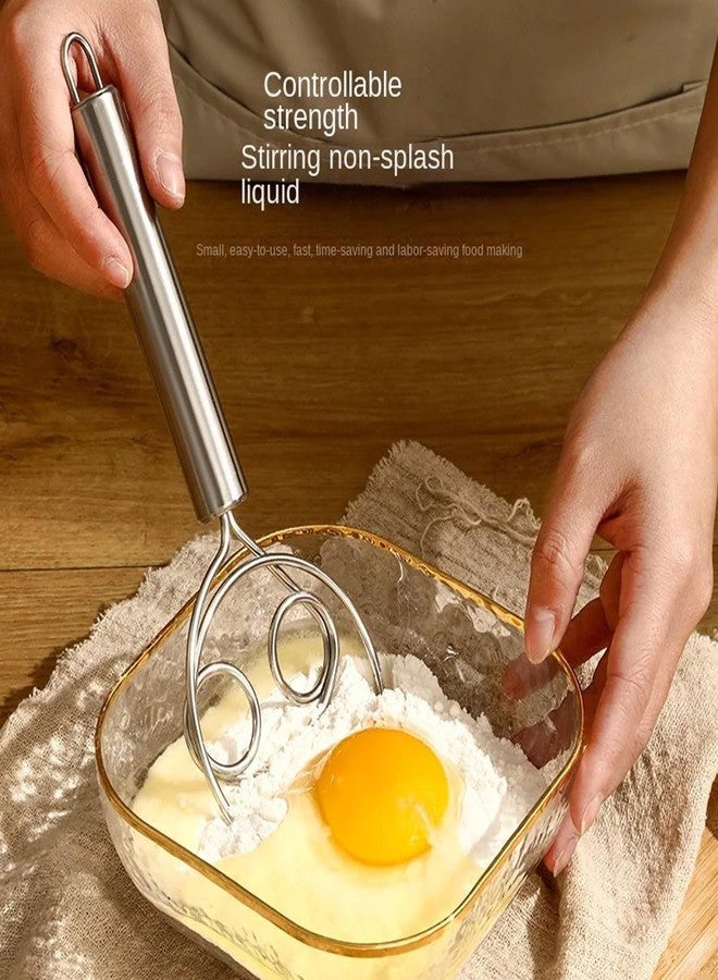 Dadhichi Zone Stainless Steel Bread Mixing Tool Manual Atta Maker for Dough Kneading Steel Flour Mixer Roti Dough Kneader for Kitchen Use, Easy to Clean (Pack of 1) - Image 4