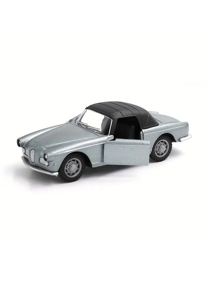 GREEN CAMEL 1 Pcs Alloy Classic Car Model Children's Toy Car with Openable Doors and Pull Back Function 