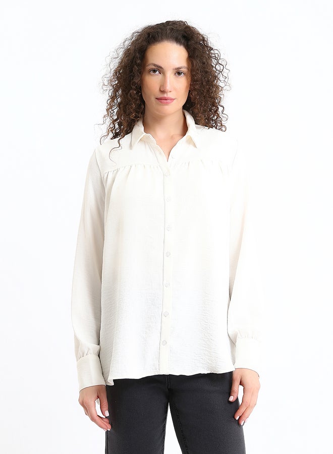 LC WAIKIKI Plain Oversize Women's Shirt Tunic - Image 1