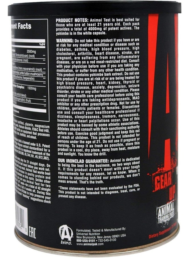 GNC Universal Nutrition Animal Test 21 Paks - Image 3