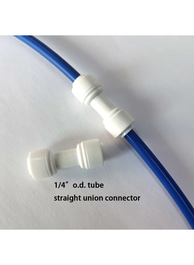 Malida 1/4 inch O.D. Length 32.8ft(10 meters) RO Water Tubing, Hose Pipe for RO Water purifiers System,+ 1/4 O.D quick connector 10pcs - Image 4