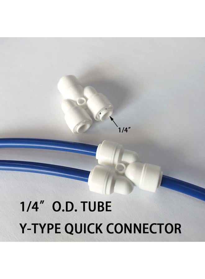 Malida 1/4 inch O.D. Length 32.8ft(10 meters) RO Water Tubing, Hose Pipe for RO Water purifiers System,+ 1/4 O.D quick connector 10pcs - Image 5