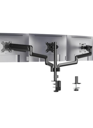 Premium Triple LCD Monitor Desk Mount – Fully Adjustable Gas Spring Stand for Displays up to 27 Inch, 15.4lbs Weight Capacity (Model: GSDM003) - pzsku/Z8743055BC4DB44AB05A2Z/45/_/1731139772/52b9e8b6-41c4-48e3-8653-b84f666853f6