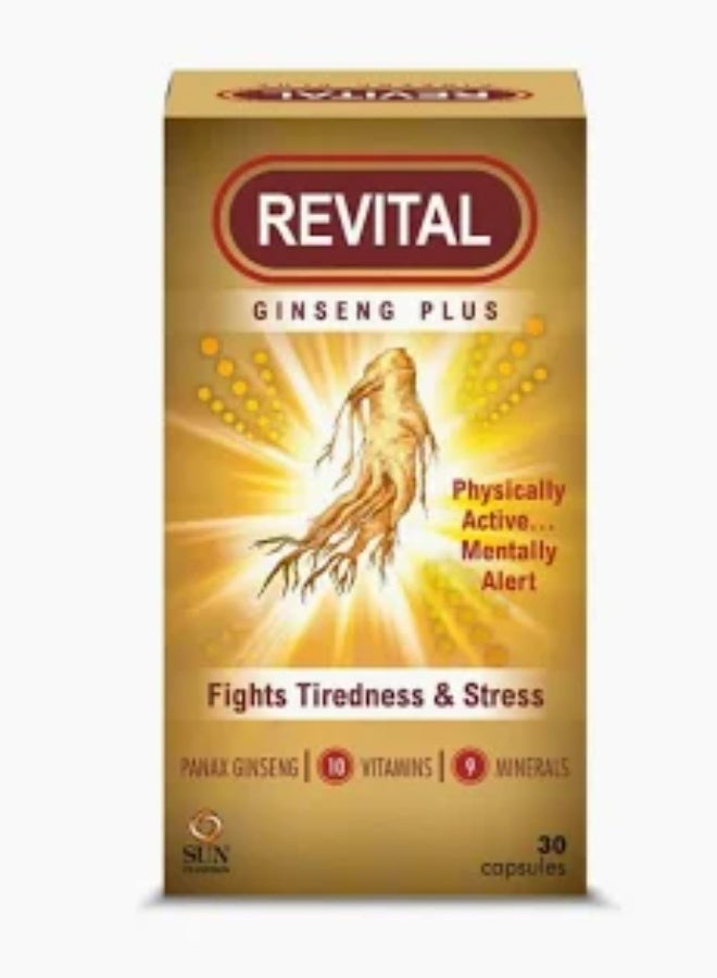 Revital Ginseng Plus Capsules 30’S