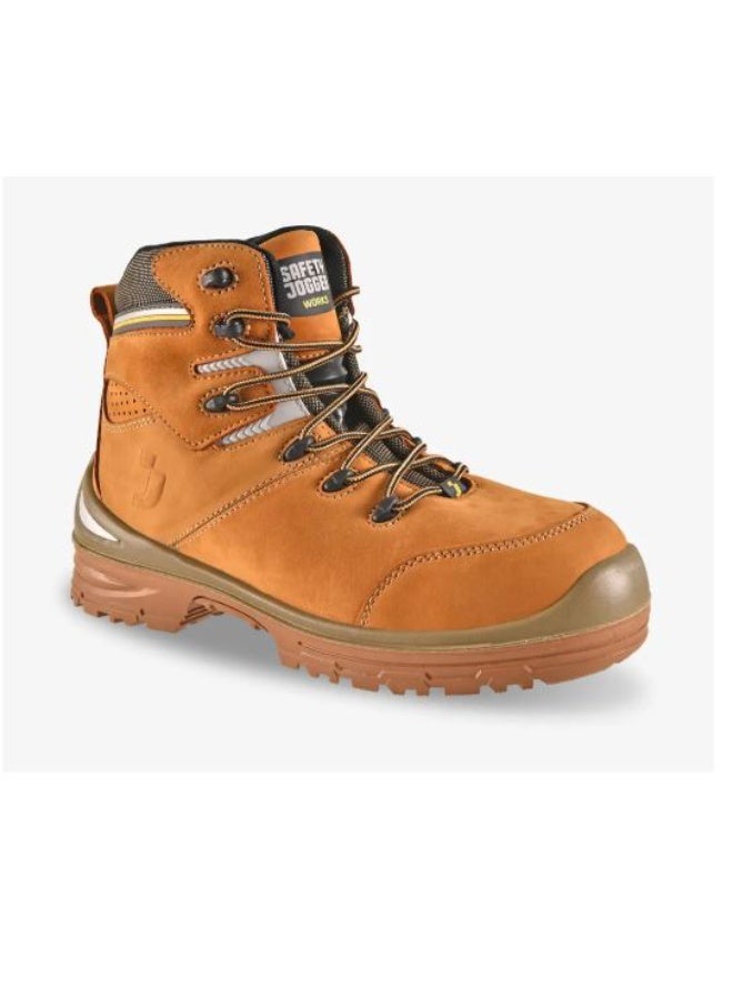 SAFETY JOGGER ULTIMA MENS SAFETY SHOES IMPORTED PREMIUM GENUINE HORSE LEATHER HEAVY DUTY  S3S SC SR ESD HI CI FO HRO - Image 5