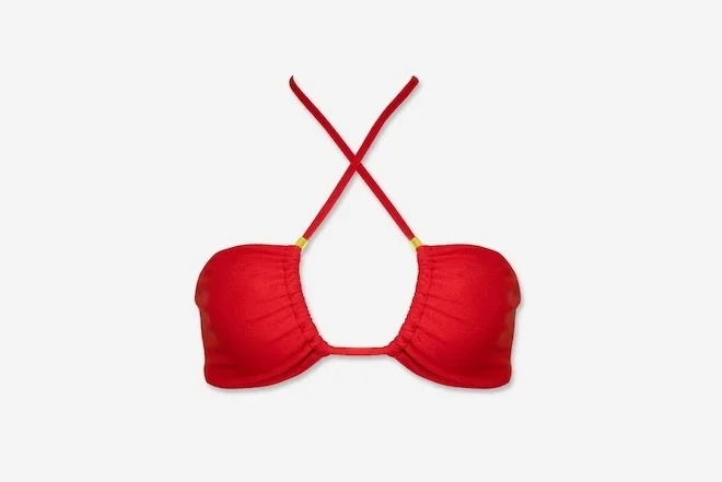 ملابس سباحة اي بي واي Talia inferno bandeau & halter lustrous top