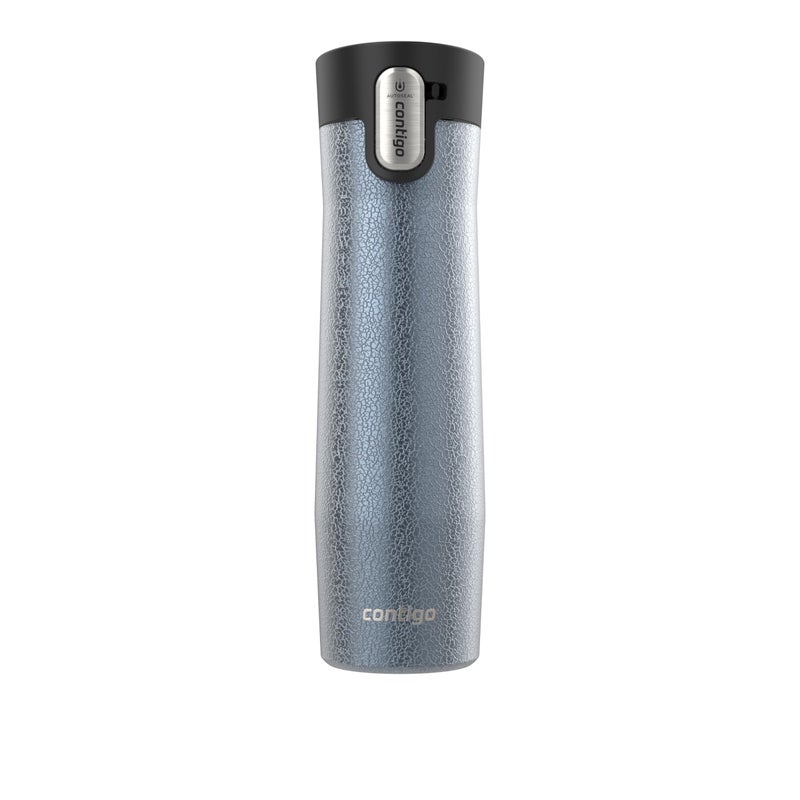 Contigo كونتيغو® أوتوسيل® ويست لووب كوب سفر معزول بالفراغ من الفولاذ المقاوم للصدأ مع غطاء سهل التنظيف، 24 أونصة، كريستال لايكسايد - Image 1