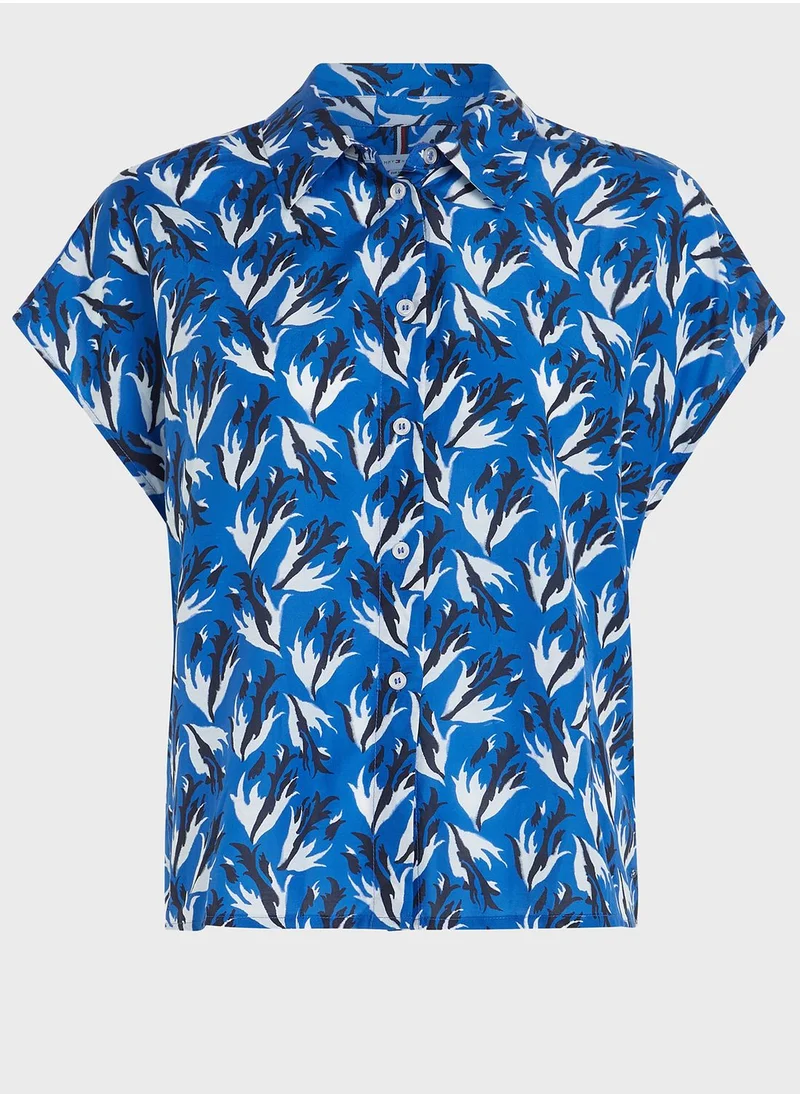 TOMMY HILFIGER Printed Button Down Shirt