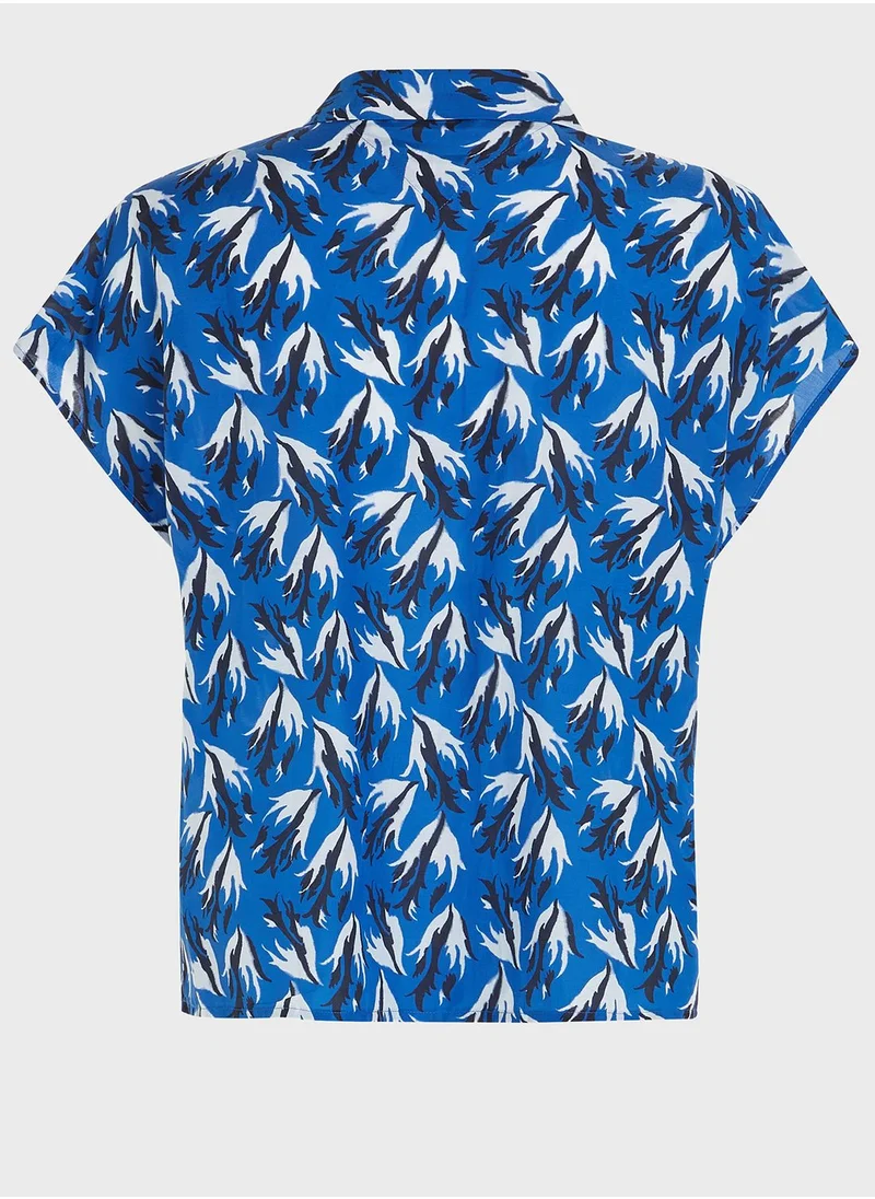 TOMMY HILFIGER Printed Button Down Shirt