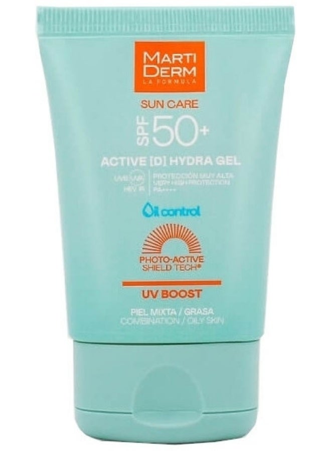 MartiDerm Suncare Active D Hydra Gel SPF 50+ Sunscreen - 50ml