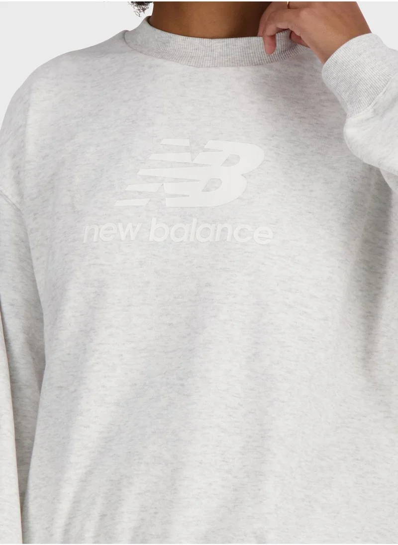 New Balance Essential French Terry Logo Sweatshirt