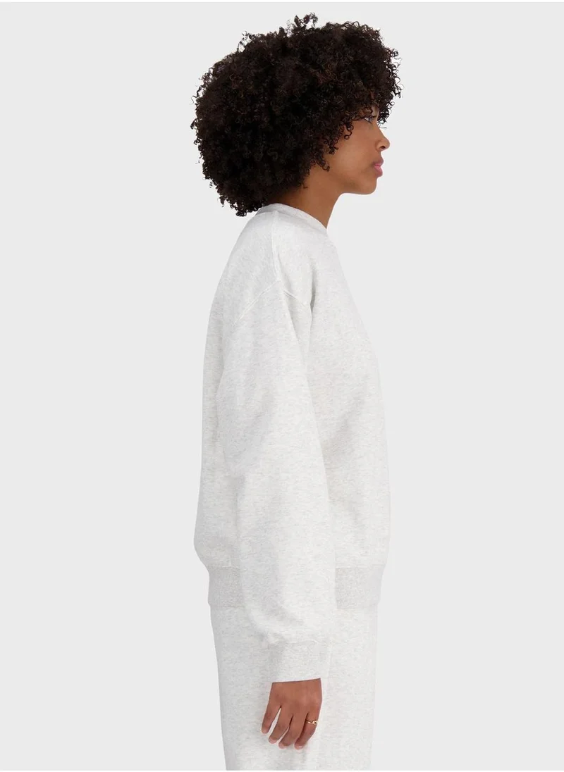 New Balance Essential French Terry Logo Sweatshirt