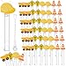 Silipull 48 Pcs 42 Mini Bubble Wands Bubbles Party Favors Birthday Party Supplies Favor Decorations for Gift Back to School Goodie Bag Contains LiquidConstruction - Image 2