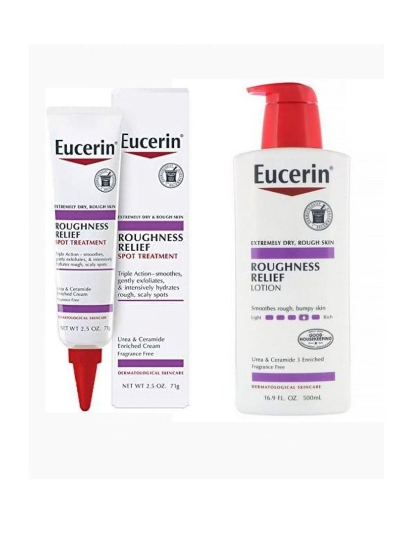 Eucerin Eusserin Lotion Set For Roughness & Dryness 500ml + Spot Peeling Cream with Eure71 Germia  - Image 1