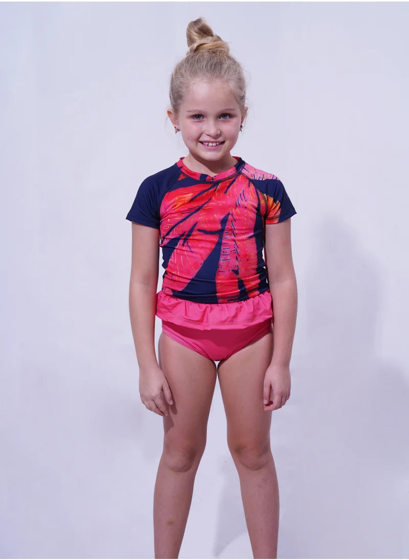 Pepla Island Girl's Rashguard Set - Swimsuit