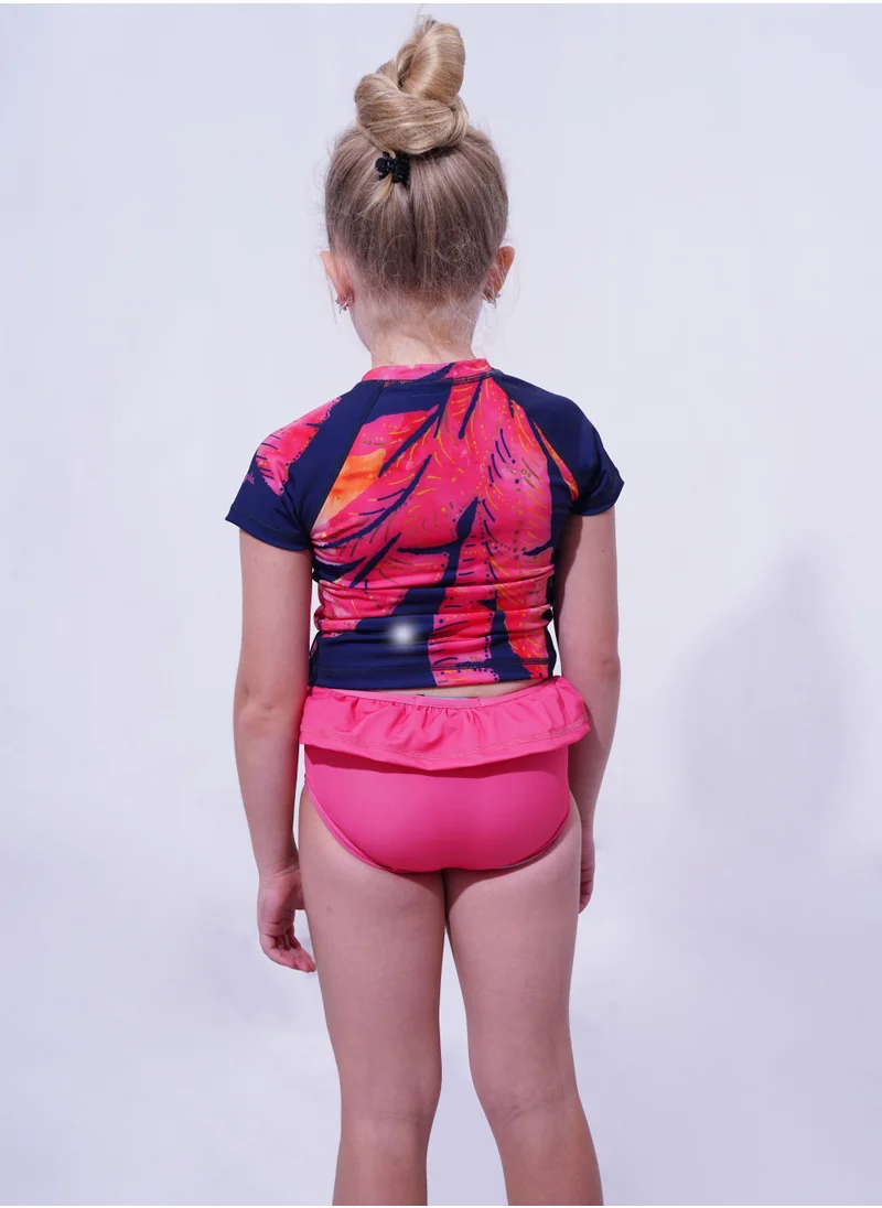 Pepla Island Girl's Rashguard Set - Swimsuit