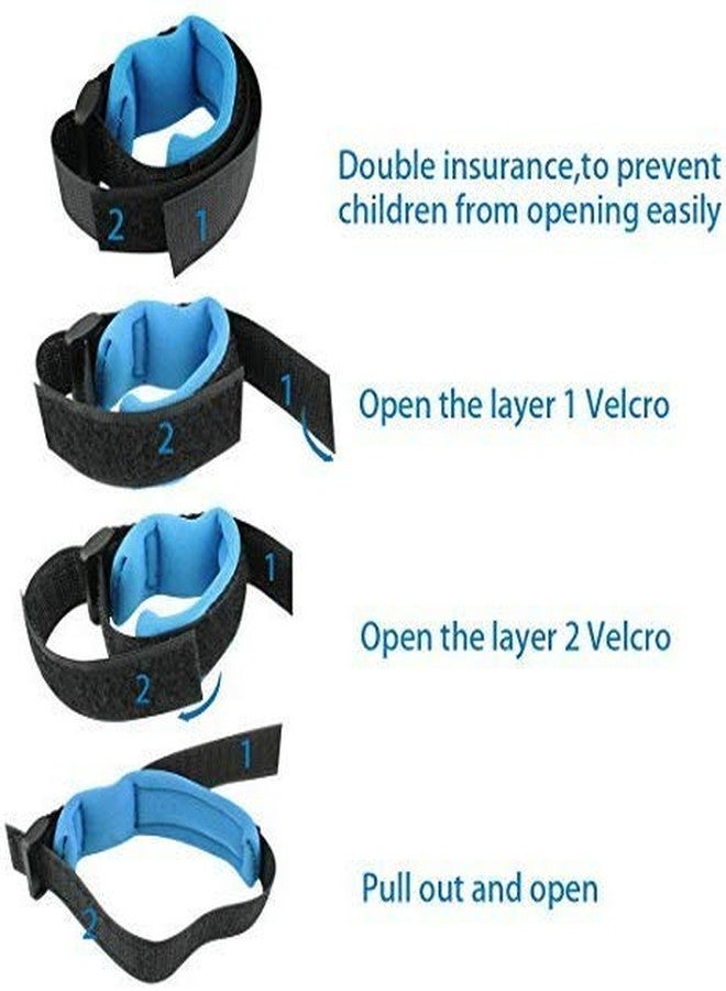 TORIOX Baby Anti Lost Strap Wrist Link Safety Belt Child Harness Leash Hand Band Wristband Rope Walking Kids Toddler Cuff (Colour Assorted),1 Count - Image 2