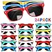 GINMIC Kids Sunglasses Bulk 24Pack Valentines Neon Sunglasses for KidsBoys and Girls Great Gift for Birthday Party Supplies Beach Pool Party Favors Fun Gift Goody Bag Favors - Image 3