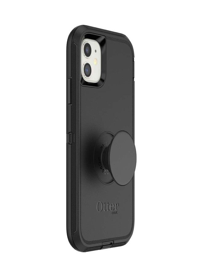POPSOCKETS أوتير + بوب لجهاز آيفون 11: غلاف أوتير بوكس ديفندر مع بوب سوكيتس القابل للتبديل - أسود وألمنيوم أسود - Image 2