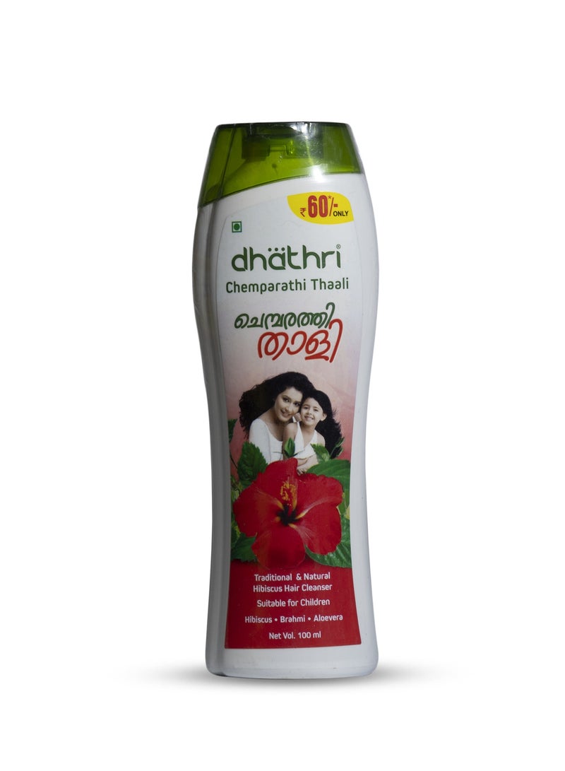 dhathri Chemparathi Thaali Hibiscus Hair Cleanser Shampoo 100 ml