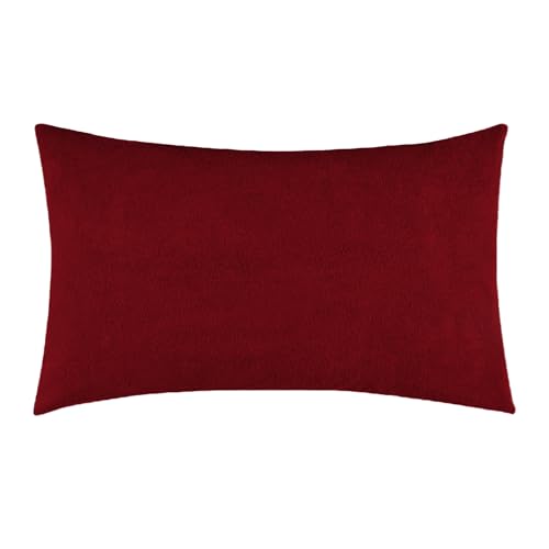 Mattress Protector Ultra Soft 100% Waterproof Pillow Protector with Terry Fabric|Hypoallergenic & Protects from Dust Mites, Bed Bugs & Liquid Spills, Standard Size( 18x28 Inch - Maroon)- Pack of 1 - Image 1
