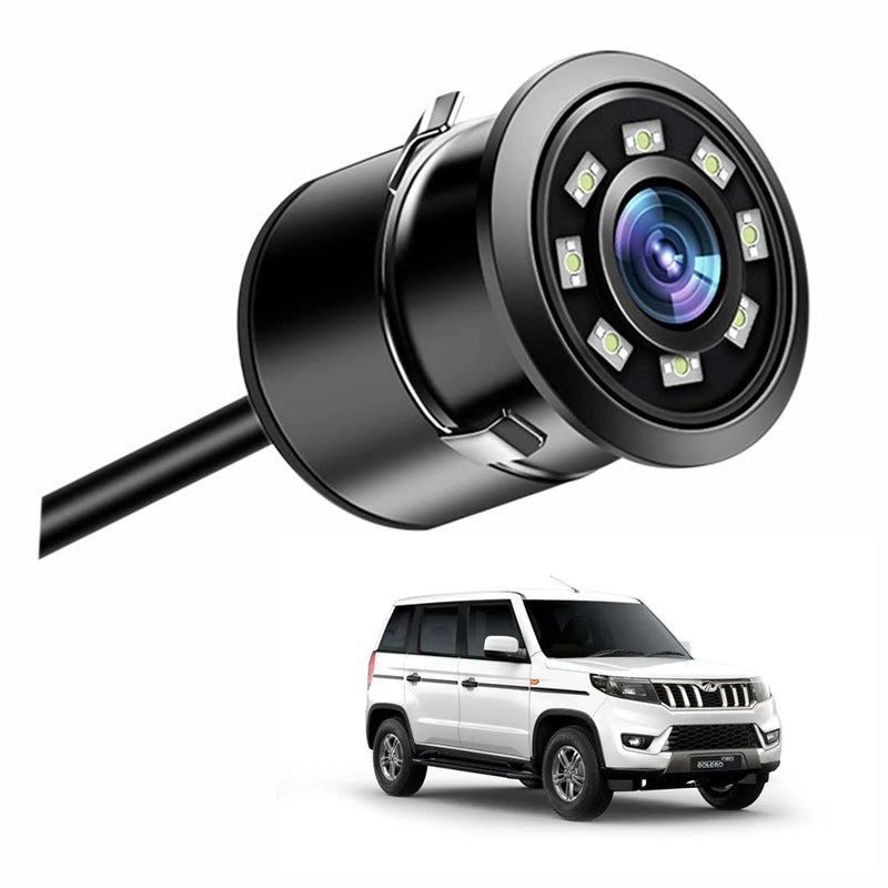 Asryd Car Rear Backup Camera, Rear View LED Night Vision Camera Waterproof 170 Degree Wide Angle, Black, Reverse Camera Parking Guide For Mahindra Bolero Neo (1 LED Camera) - Image 5