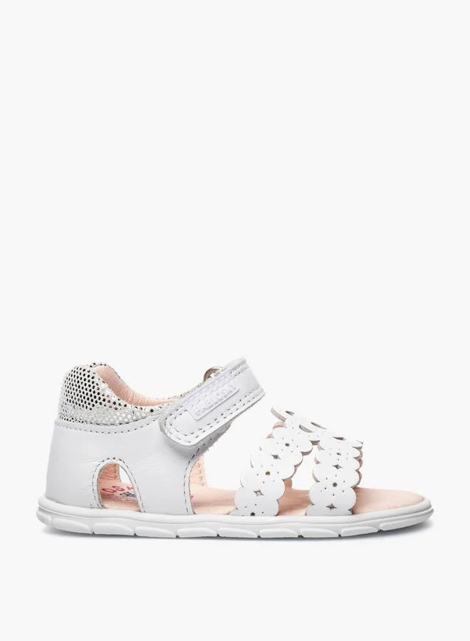 Pablosky Sandals With Hook & Loop Closure, Cutout Design