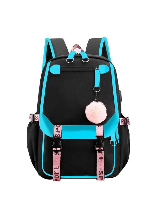 Simple Multi-layer High School Students Shoulder Backpack Schoolbag - Image 1